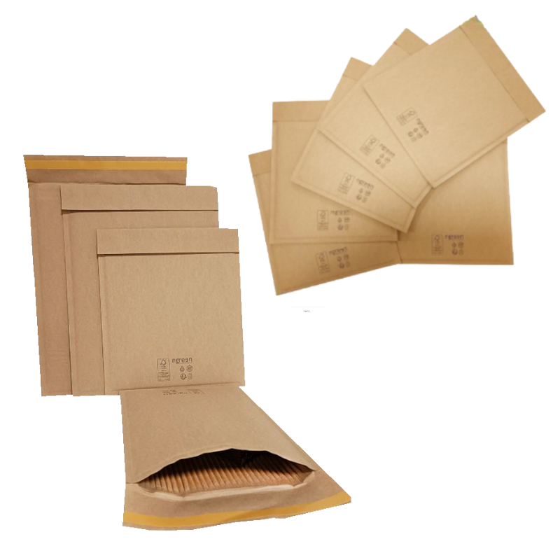 Pochettes matelassées en papier